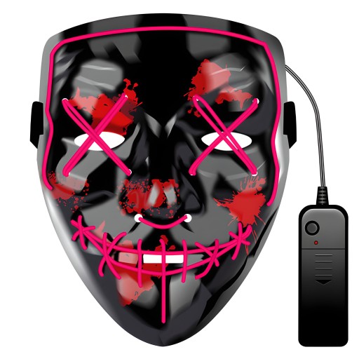 LED MASKA SVIETIACA LED HALLOWEEN PURGE PARTY