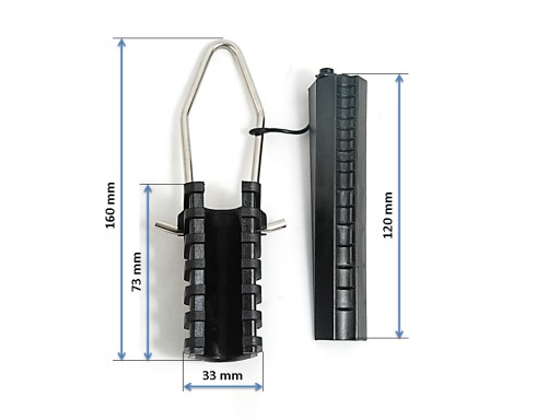 Držiak lana pre 5-9mm káble s bezpečnostným lanom