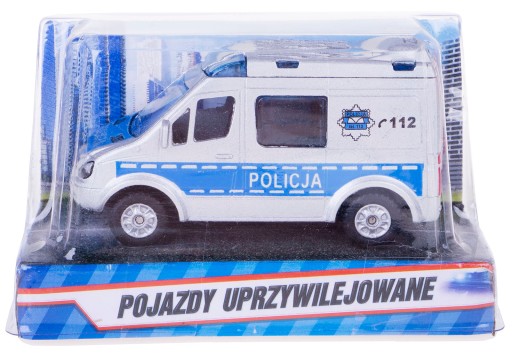 POLICAJNÁ VAN POWERED METAL POLICAJNÉ AUTO NOVÉ!!!