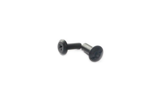 Skrutka s priechodným otvorom 'Chicago' - Flat Top - 12,6 mm