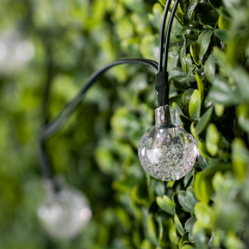 Solárne girlandové záhradné svietidlá BALLS 20x LED