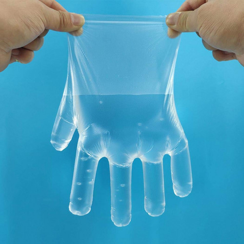 Ochranné rukavice HDPE fóliové rukavice L 100 ks