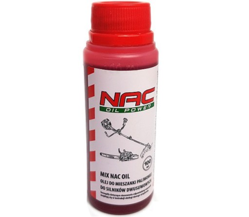 OLEJ PRE DVOJTAKOVÉ MOTORY 100ml OLEJOVÁ ZMES NAC