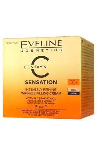 Eveline Krém Sensation Bio vitamín C 50+
