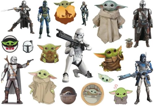 UMÝVAJÚCE TETOVANIE PRE DETI STAR WARS YODA CG518
