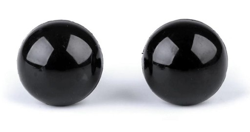 Oči pre hračky maskota, čierne, 20 mm