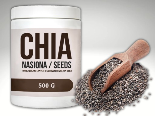 CHIA SEMIENKA Šalvia španielska VLÁKNINA 100% bio - 500 g