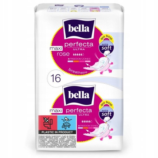Hygienické vložky Bella perfecta s krídelkami, 16 kusov