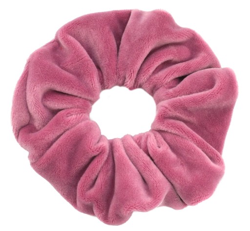 VLASOVÉ RUBY VELÚROVÉ ŠPINKY RUŽOVÉ