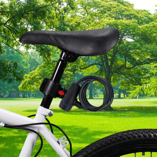 ZÁMOK BICYKLA KÁBLOVÝ ZÁMOK BICYKLA BEZPEČNOSTNÝ ZÁMOK BICYKLA
