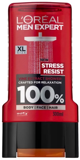 Sprchový gél L'Oreal Men Expert Stress Resist