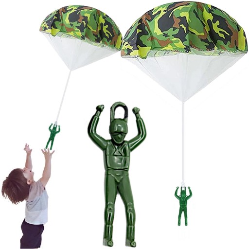 PADAŠUTÉR LIETAJÚCE PAŠUTE CAMO VOJAK HRAČKA NA HRANIE