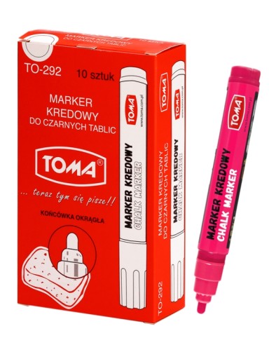 TOMA 292 KRIEDOVÝ ZNAČOVAČ DO CENNÍK, RUŽOVÝ