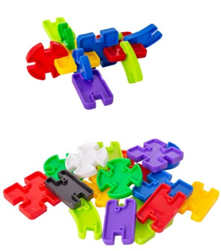 BLOKY MALÉHO GÉNIA - Mini puzzle 92 dielikov