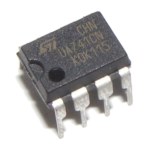 Operačný zosilňovač UA741cn DIP-8 x2