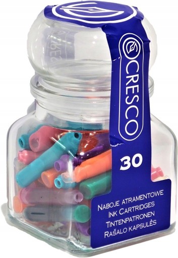 Farebné školské perá, mix 30 kusov