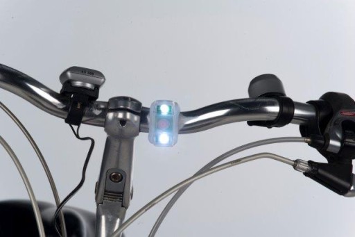 Dunlop - Sada silikónových LED bicyklových svetiel vpredu a vzadu