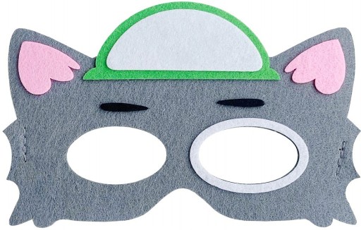 Maska Paw Patrol Rocky Felt pre deti Mäkká a elastická karnevalová