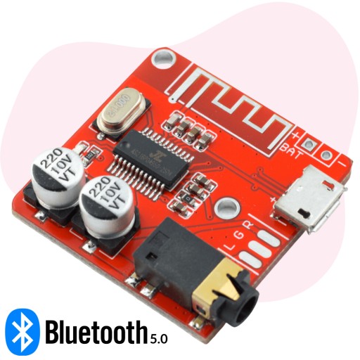 Bluetooth 5.0 audio modul s 3,5 mm jack konektorom XY-BT-MINI MP3 L/R vstup