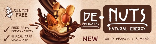 KETO BATON DENUTS 40g VLÁKNINA, VYSOKÝ PROTEIN