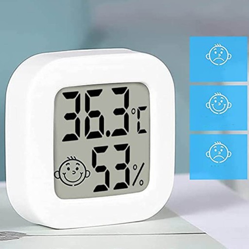 DIGITÁLNY TEPLOMER HYGROMETER PRIESTOROVÁ METEOSTANICA SNÍMAČ POČASIA