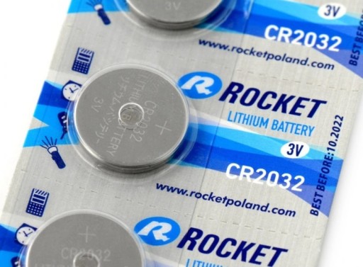 5x CR2032 3V raketová lítiová gombíková batéria 5 ks