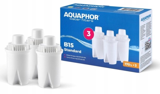Filtračná vložka AQUAPHOR Standard Classic B15 3 ks