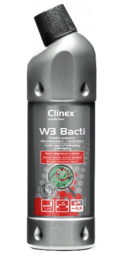 TEKUTÉ ČISTENIE WC, BAKTERICÍDNA DEZINFEKCIA