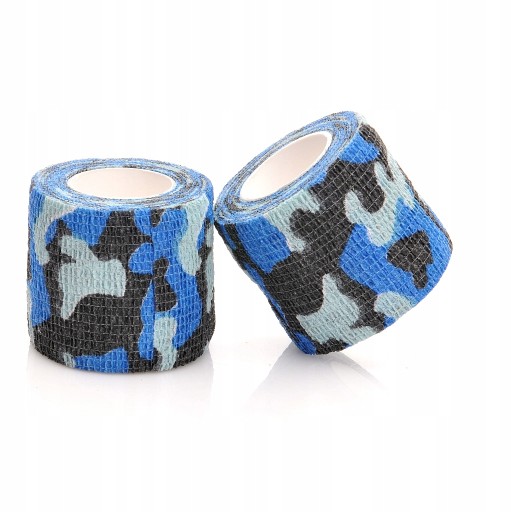 Samolepiaca súdržná bandáž 4,5 m x 7,5 camo modrá