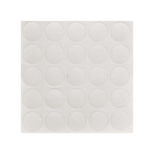 Samolepiace krytky fi 14mm 319 biela štruktúra