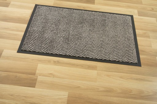 40x60 cm VSTUPNÁ ROHOŽKA, SIVÁ RYBIA KOST