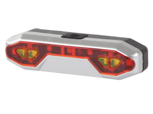 LED USB ZADNÁ BICYKLE LAMPA VÝKONNÁ ZADNÁ NA BICYKEL