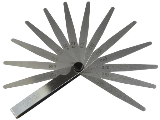 MERAČ PLACHTAČA 13 PRIAMYCH PLATIEB 0,02-1mm ROZMER MEDZY