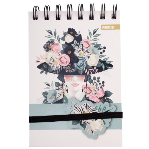KOŁONOTES ŠKOLSKÝ ZÁPISNÍK A6/96k FLOWER BENIAMIN