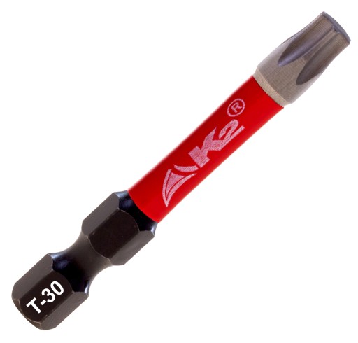 Nárazový hrot pre skrutkovač K2 Impact TX30 TORX T-30 S2 50mm