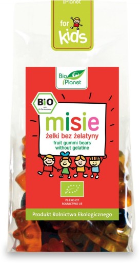 ŽELÉ (MEDVEĎ) BEZ ŽELATÍNY BIO 100 g - BIO PLANÉTA