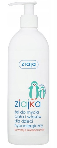 2 x ZIAJKA GÉL NA UMÝVANIE TELA A VLASOV 400 ML ZIAJA Delicate