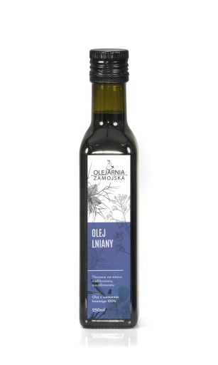 Ľanový olej 250ml Zamojska olejnatá