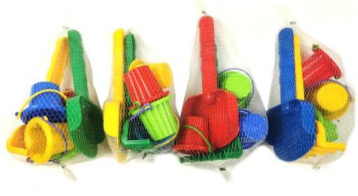 70389 SÚPRAVA PIESKU LOPATY RABBES FORMY RÔZNE FARBY