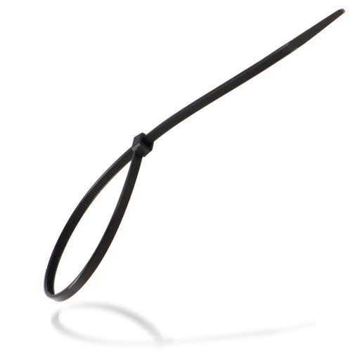 100x sťahovacie pásky Káblové pásky Zipsy 3,6 x 250 mm Silné UV sťahovacie pásky