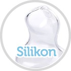 Canpol Silikónový cumlík na fľašu 3m+ 2 ks