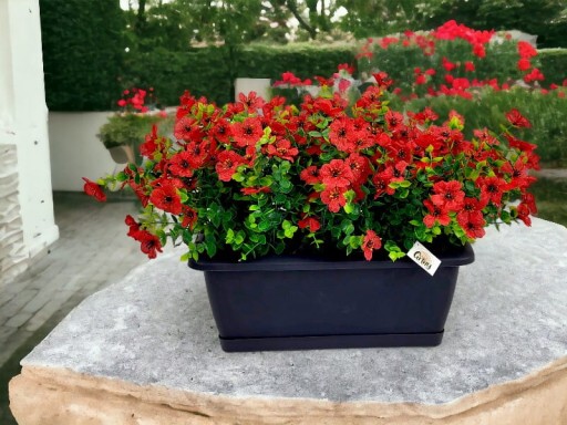Umelá Petúnia Pelargonium Surfinia Kvety na balkón 1 ks - fialová