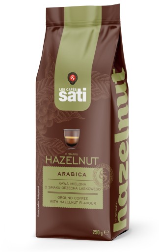 Cafe Sati Hazelnut Oriešková káva mletá 250 g