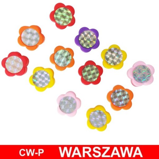 Ozdobné korálky na špice, 12 kusov - KVETY