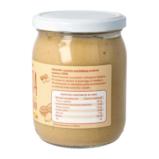 Oriešková chrumkavá pasta s kúskami orechov 500g Krukam