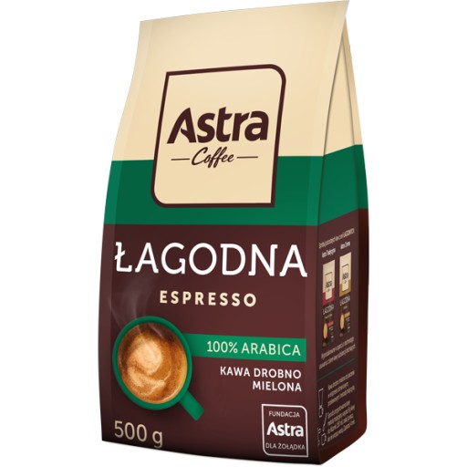 Astra Coffee Mild Espresso, mletá 500g