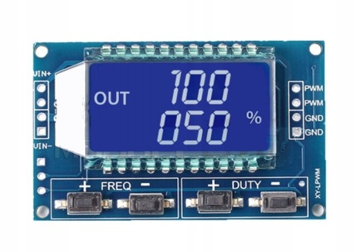 Generátor PWM signálu 1Hz - 150Khz LCD 30V