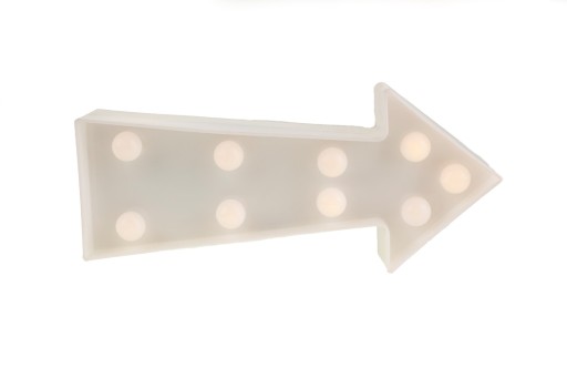 PLASTOVÁ ŠÍPKA LED NOČNÁ LAMPA NA BATÉRIU