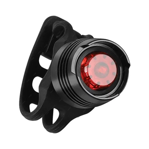 ZADNÁ BICYKELOVÁ LAMPA ZADNÉ LED HLINÍKOVÉ OSVETLENIE BICYKLA 3 REŽIMY BLIKAJÚCEHO