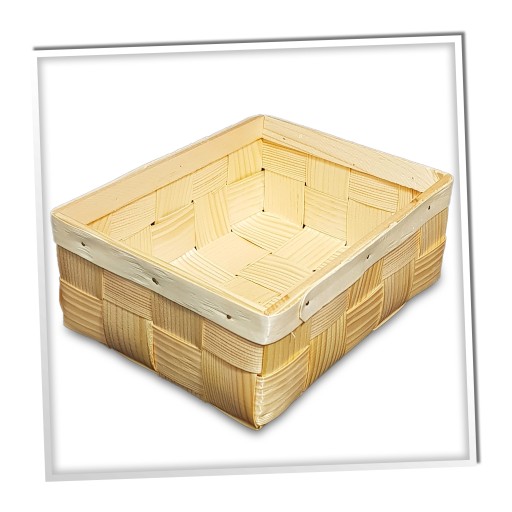 Drevená BOX Nádoba na ovocie Łuba DECOUPAGE